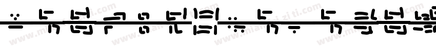 Moshun NoDots字体转换